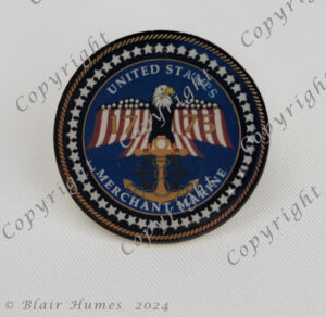 USMM Heraldry Metal Lapel Pin